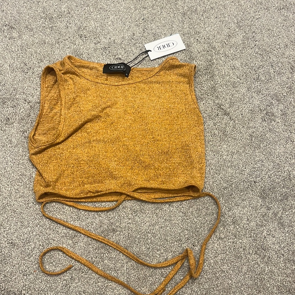 Wrap crop top
